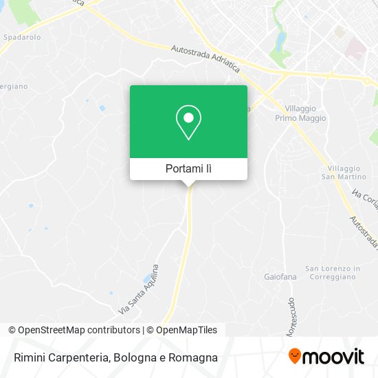 Mappa Rimini Carpenteria