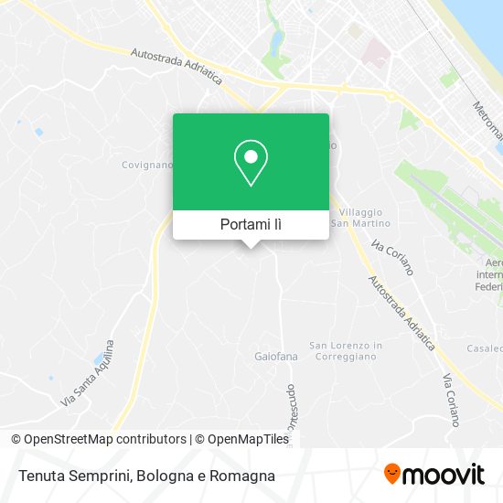 Mappa Tenuta Semprini