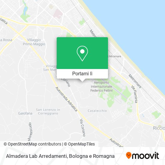 Mappa Almadera Lab Arredamenti