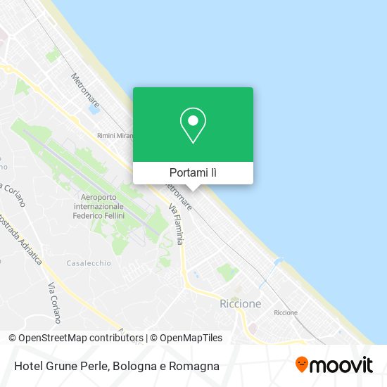 Mappa Hotel Grune Perle