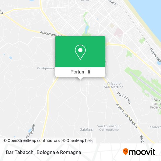 Mappa Bar Tabacchi