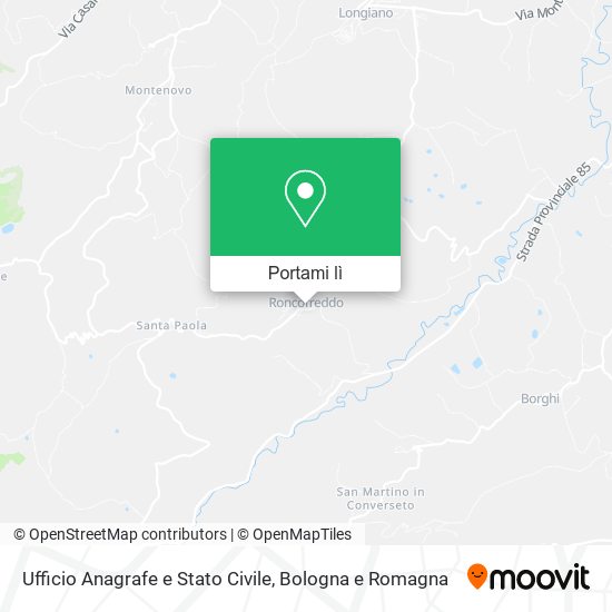 Mappa Ufficio Anagrafe e Stato Civile