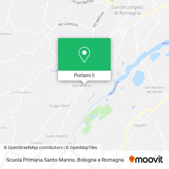 Mappa Scuola Primaria Santo Marino