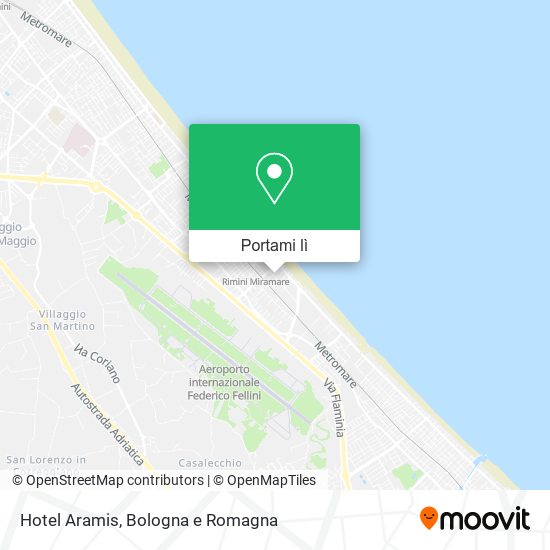 Mappa Hotel Aramis