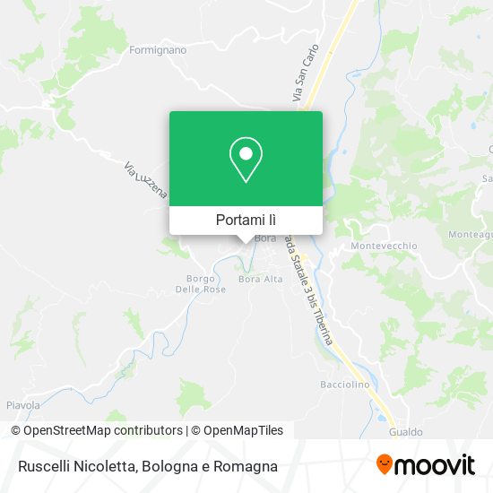 Mappa Ruscelli Nicoletta