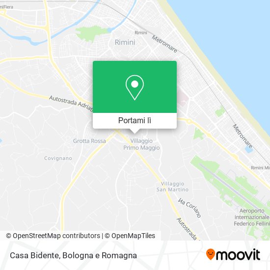 Mappa Casa Bidente
