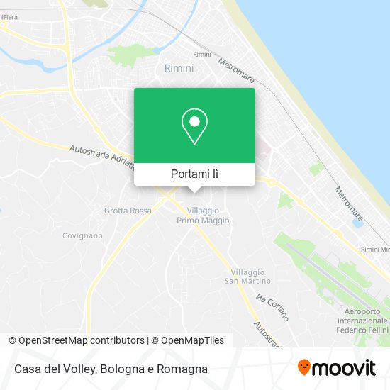 Mappa Casa del Volley
