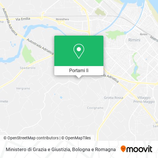 Mappa Ministero di Grazia e Giustizia