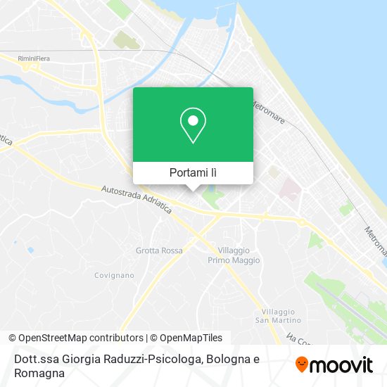 Mappa Dott.ssa Giorgia Raduzzi-Psicologa