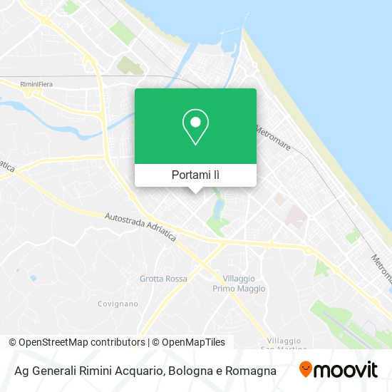 Mappa Ag Generali Rimini Acquario