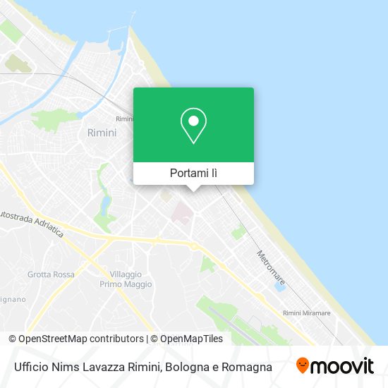Mappa Ufficio Nims Lavazza Rimini