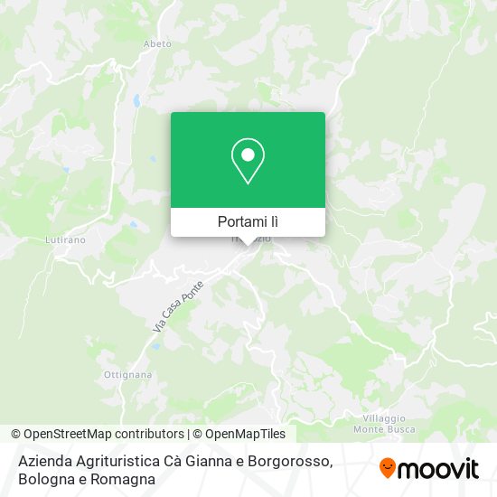 Mappa Azienda Agrituristica Cà Gianna e Borgorosso
