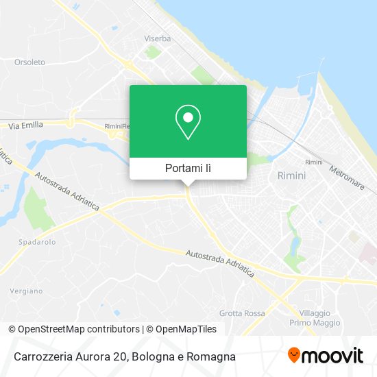 Mappa Carrozzeria Aurora 20