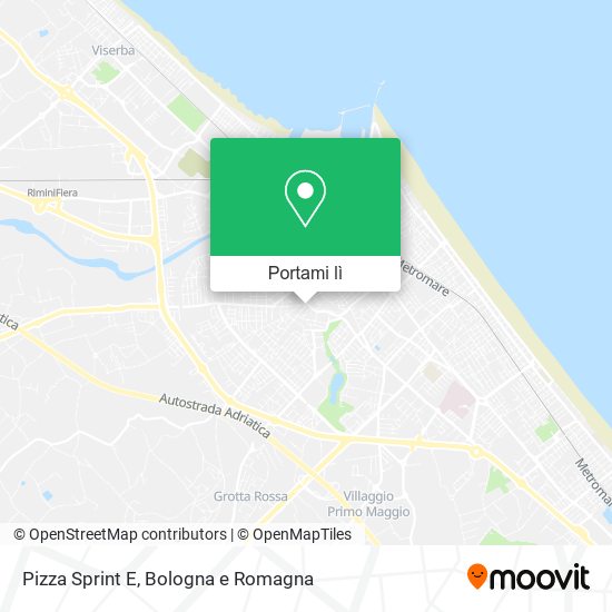 Mappa Pizza Sprint E