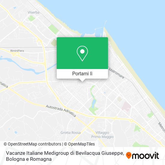Mappa Vacanze Italiane Medigroup di Bevilacqua Giuseppe