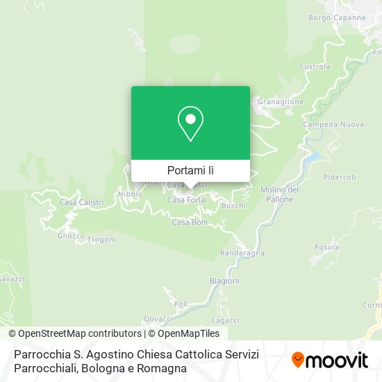 Mappa Parrocchia S. Agostino Chiesa Cattolica Servizi Parrocchiali