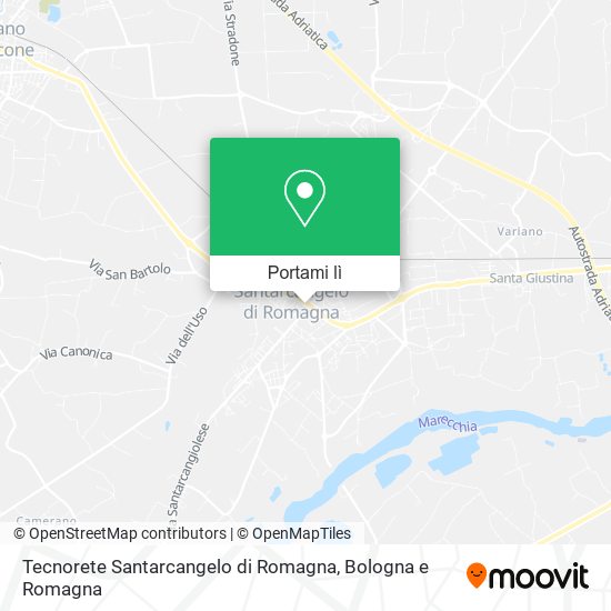 Mappa Tecnorete Santarcangelo di Romagna