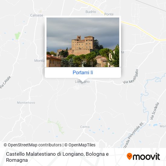 Mappa Castello Malatestiano di Longiano