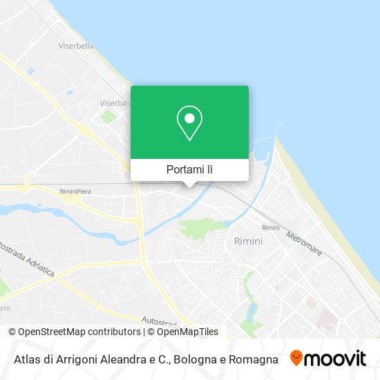 Mappa Atlas di Arrigoni Aleandra e C.