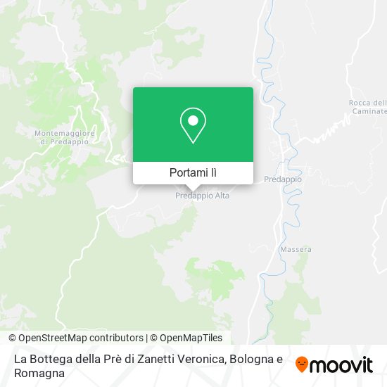 Mappa La Bottega della Prè di Zanetti Veronica