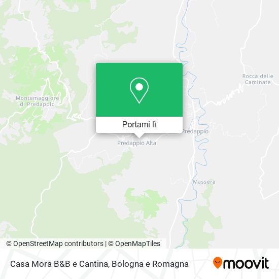 Mappa Casa Mora B&B e Cantina