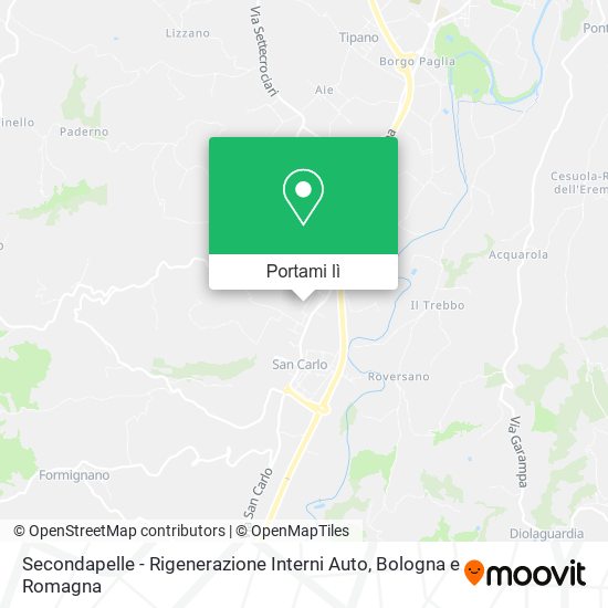 Mappa Secondapelle - Rigenerazione Interni Auto