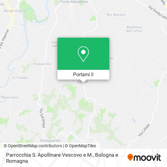 Mappa Parrocchia S. Apollinare Vescovo e M.