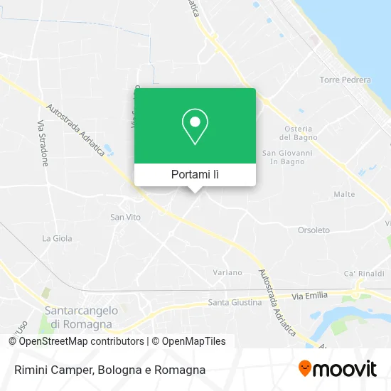 Mappa Rimini Camper
