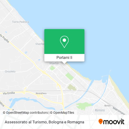 Mappa Assessorato al Turismo