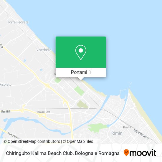 Mappa Chiringuito Kalima Beach Club