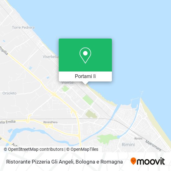 Mappa Ristorante Pizzeria Gli Angeli