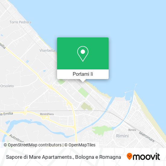 Mappa Sapore di Mare Apartaments.