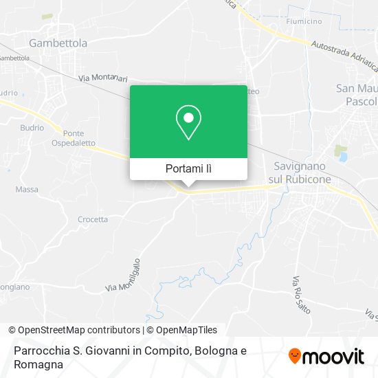 Mappa Parrocchia S. Giovanni in Compito