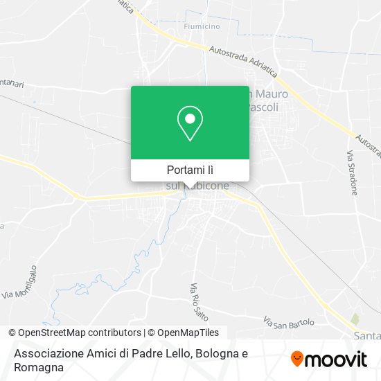 Mappa Associazione Amici di Padre Lello