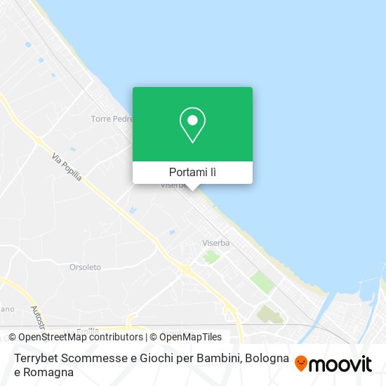 Mappa Terrybet Scommesse e Giochi per Bambini
