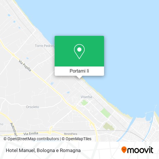 Mappa Hotel Manuel