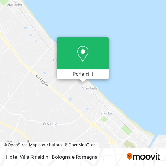 Mappa Hotel Villa Rinaldini