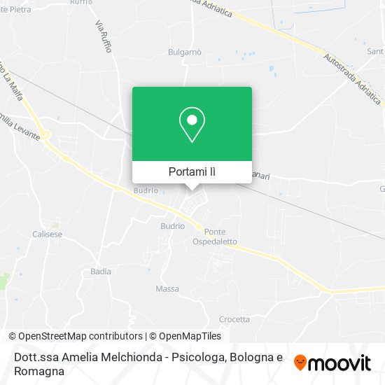 Mappa Dott.ssa Amelia Melchionda - Psicologa