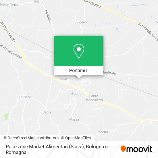 Mappa Palazzone Market Alimentari (S.a.s.)