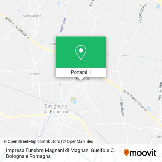 Mappa Impresa Funebre Magnani di Magnani Guelfo e C