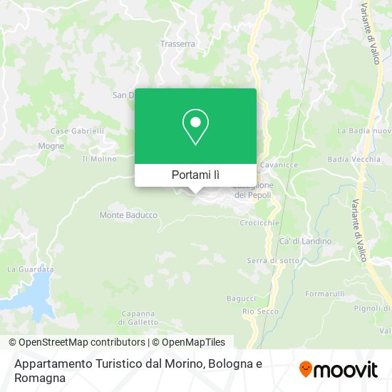 Mappa Appartamento Turistico dal Morino
