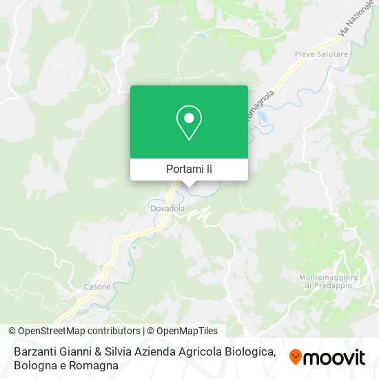 Mappa Barzanti Gianni & Silvia Azienda Agricola Biologica