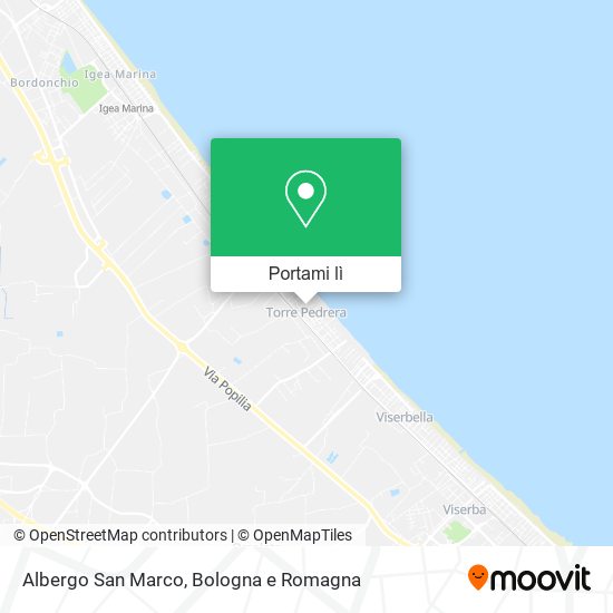 Mappa Albergo San Marco