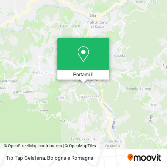 Mappa Tip Tap Gelateria