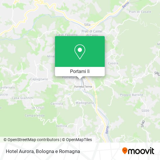 Mappa Hotel Aurora