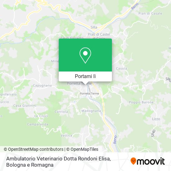 Mappa Ambulatorio Veterinario Dotta Rondoni Elisa