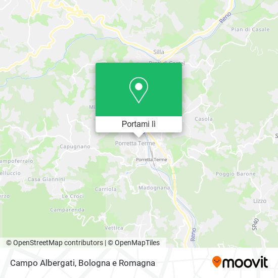 Mappa Campo Albergati