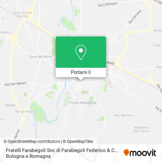 Mappa Fratelli Farabegoli Snc di Farabegoli Federico & C.