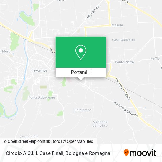 Mappa Circolo A.C.L.I. Case Finali