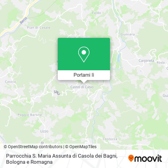 Mappa Parrocchia S. Maria Assunta di Casola dei Bagni